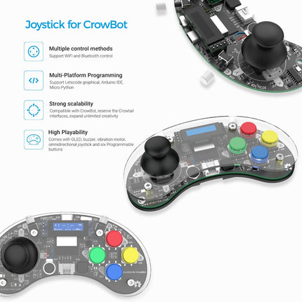 CrowBot BOLT - Programmable Smart Robot Car Kit (with Joystick)