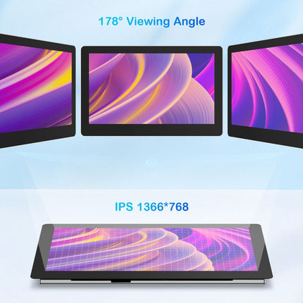 CrowVision 11.6" IPS Capacitive Touch Display (1366x768)