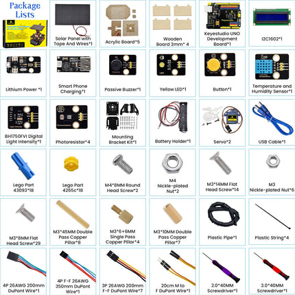 Keyestudio Solar Tracking DIY Kit for Arduino