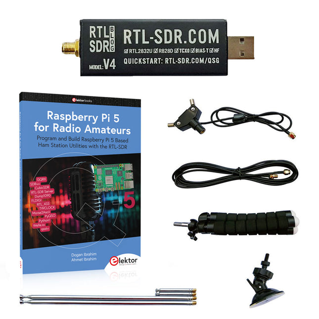 Raspberry Pi 5 RTL-SDR V4 Bundle
