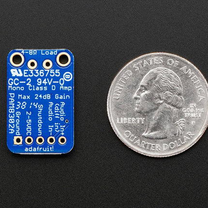 Adafruit 2.5 W Class D Mono Amplifier (PAM8302) - Elektor