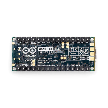 Arduino Nano 33 BLE Sense Rev2 with Headers - Elektor