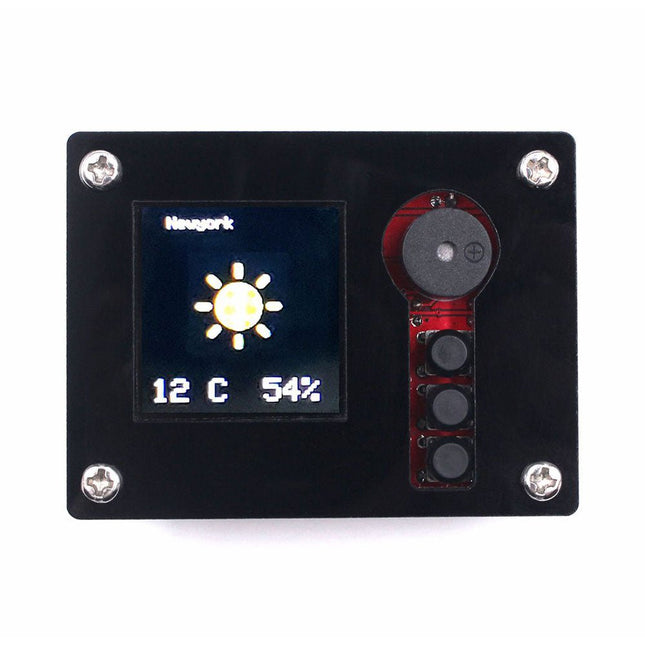 Makerfabs DIY ESP32 SmartClock Kit with Weather Forecasting - Elektor
