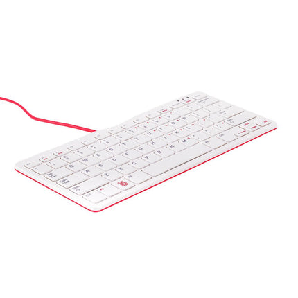 Official Raspberry Pi US Keyboard (white/red) - Elektor
