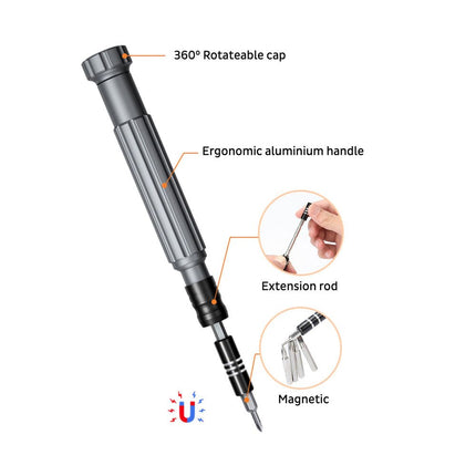 PCW08I Precision Screwdriver Set (130 pieces) - Elektor