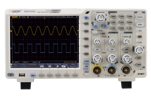OWON XDS2102A 2-ch Oscilloscope (100 MHz)