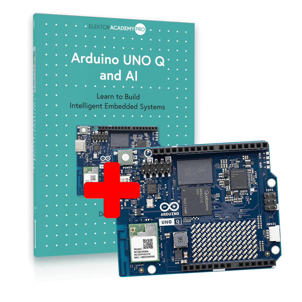 Arduino Uno Q Rendering Arduino UNO Q (Bundle) – Elektor