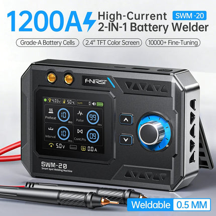 FNIRSI SWM-20 Dual-Pulse Spot Welder