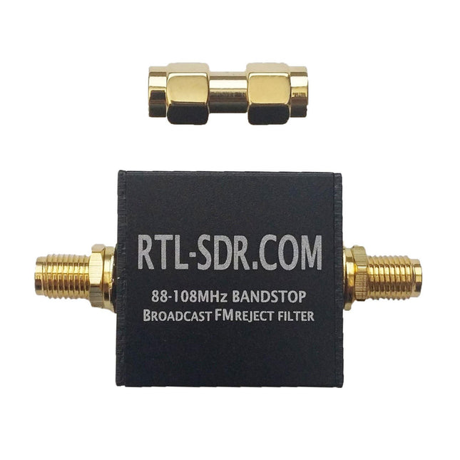 RTL-SDR Broadcast FM Band-Stop Filter (88-108 MHz Reject)