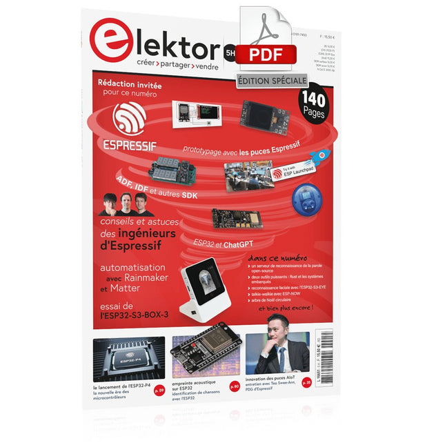 Édition spéciale : rédaction invitée Espressif 2023 (PDF) - Elektor