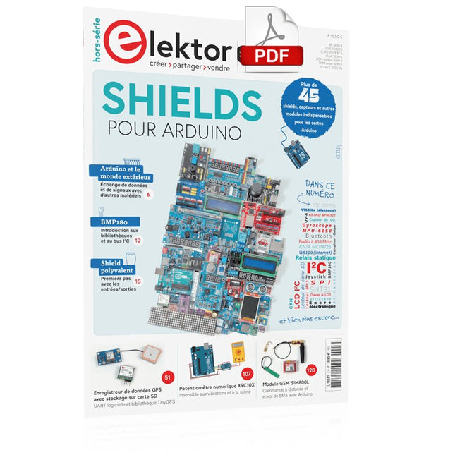 Édition spéciale : Shields pour Arduino (PDF) - Elektor