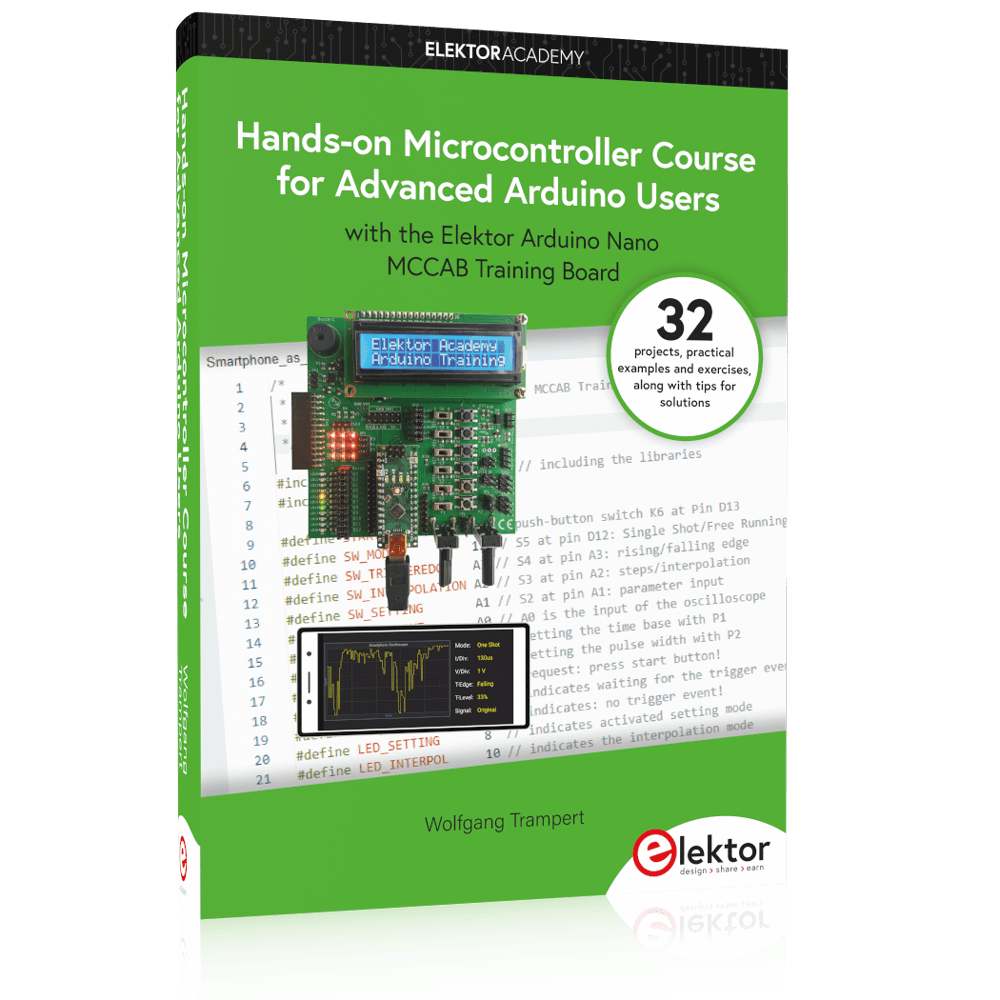 Hands-on Microcontroller Course for Advanced Arduino Users – Elektor
