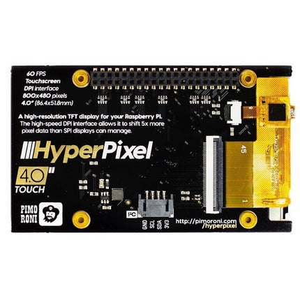 HyperPixel 4.0 - Hi - Res Display for Raspberry Pi (Touch Version) - Elektor