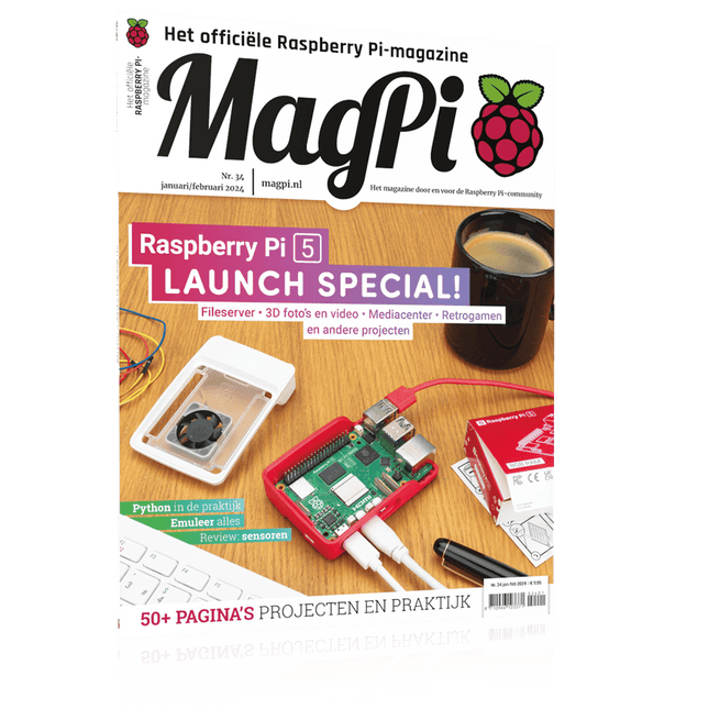 MagPi n°34 (Januari-Februari 2024) – Gratis verzending