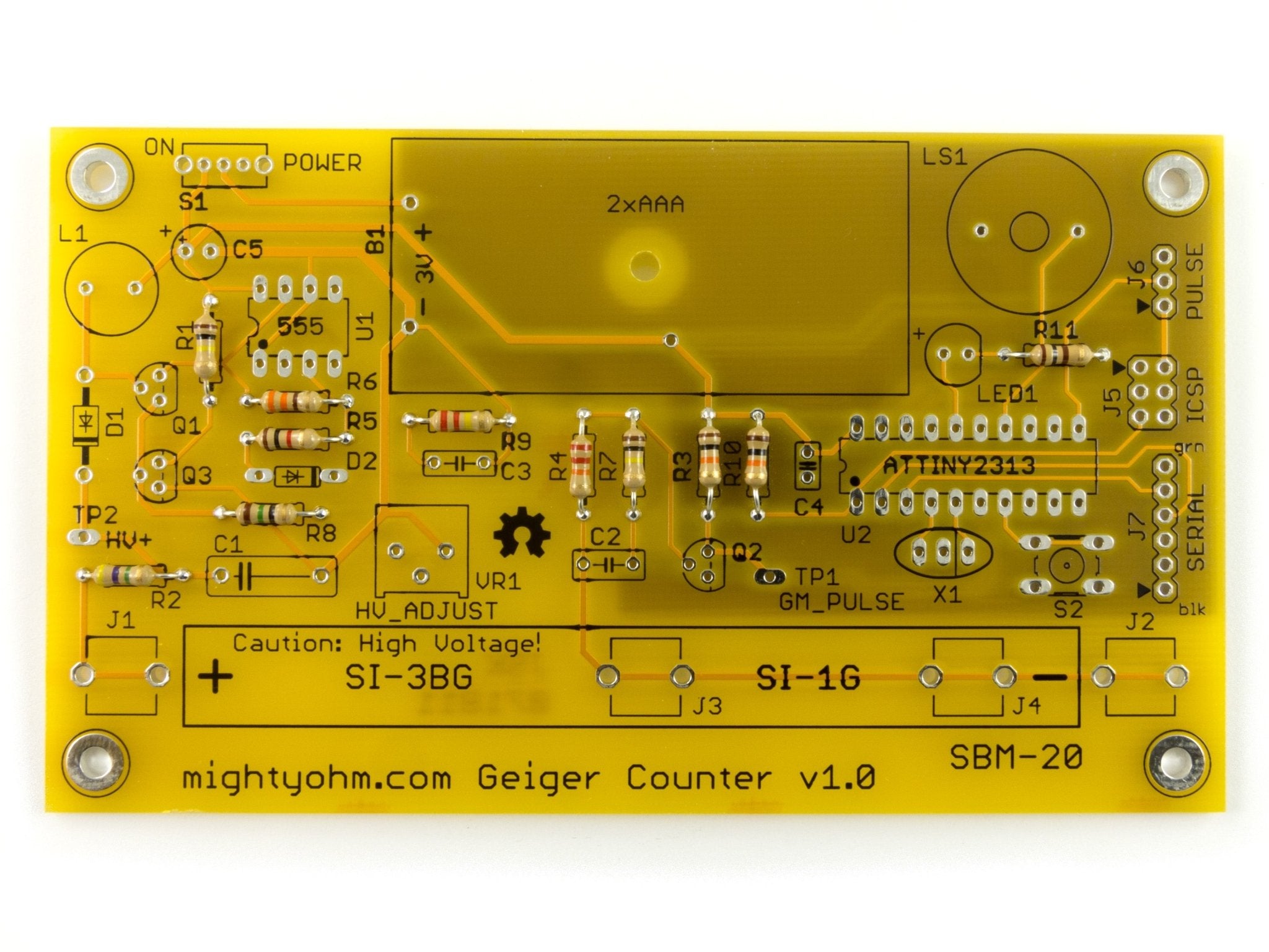 MightyOhm Geiger Counter Kit (incl. Case) Elektor