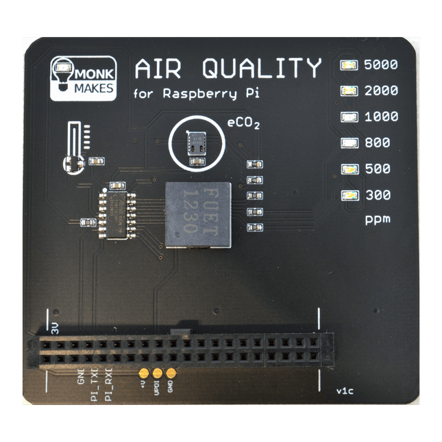 MonkMakes Air Quality Kit for Raspberry Pi