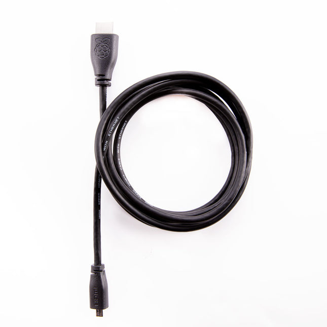 Official HDMI Cable for Raspberry Pi 4 (black, 1 m)