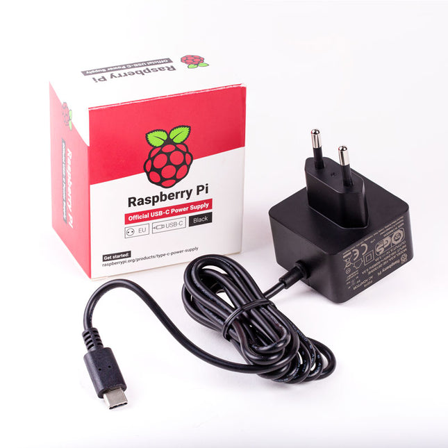 Official EU Power Supply for Raspberry Pi 4 (black)