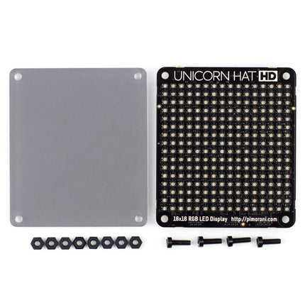 Pimoroni Unicorn HAT - HD 16x16 RGB LED Matrix - Elektor