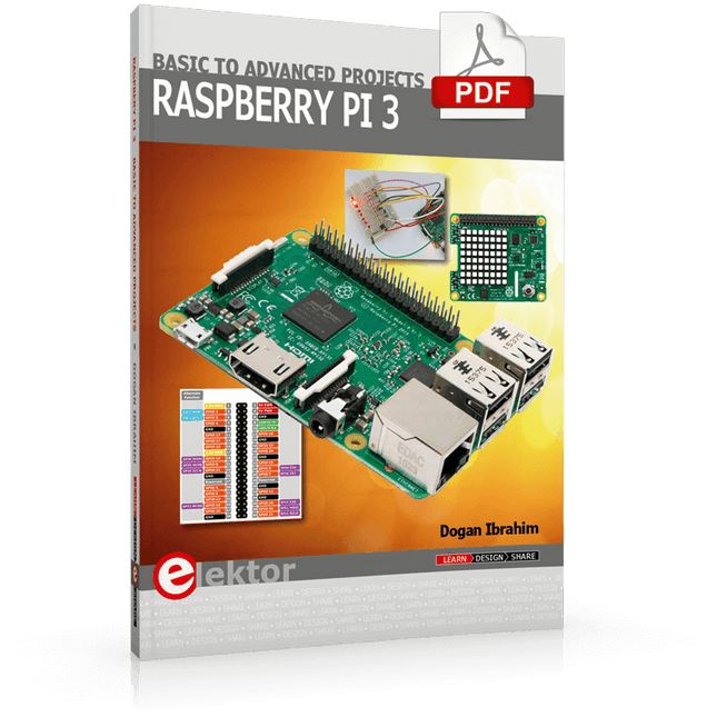 Raspberry Pi 3 – Basic to Advanced Projects (E-book)