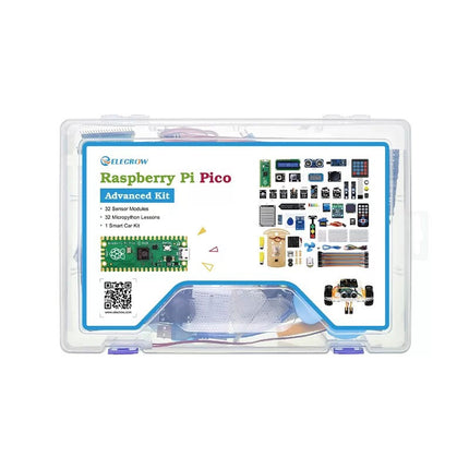 Raspberry Pi Pico Advanced Kit with 32 Modules and 32 Projects