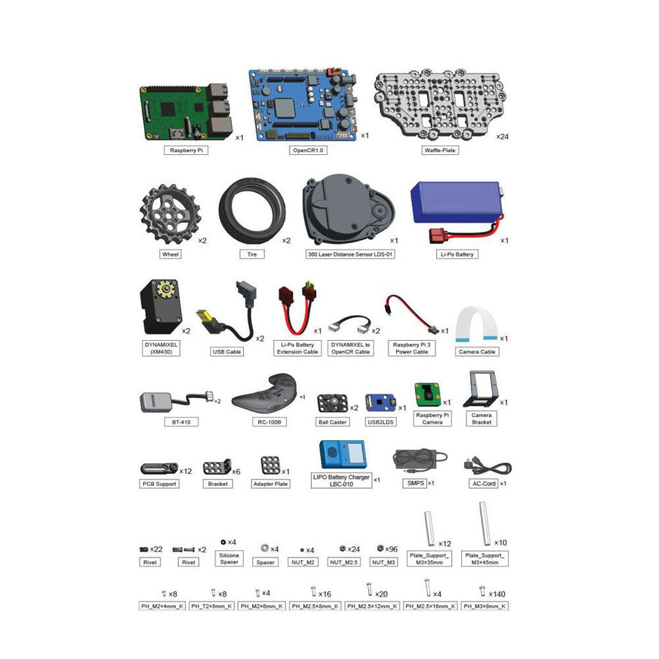 Robotis TurtleBot3 Waffle Pi (incl. Raspberry Pi 4) – Elektor