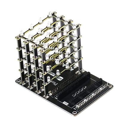 SB Components Raspberry Pi Pico LED Cube (4x4x4 Green LEDs)