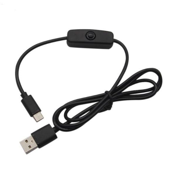 USB-A to USB-C Cable with ON/OFF Switch