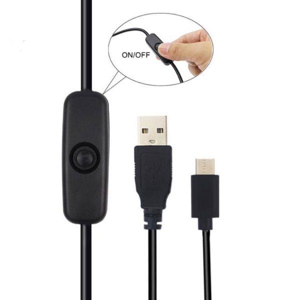USB-A to USB-C Cable with ON/OFF Switch – Elektor
