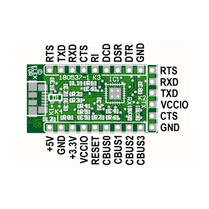 USB - RS232 Converter (FT231X BoB) - Elektor