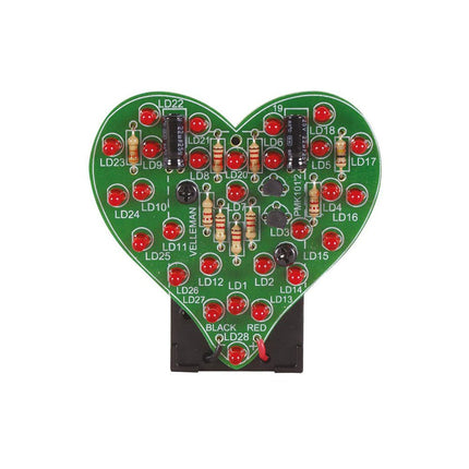 Whadda Flashing LED Sweethearts - Elektor